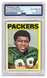 Dave Robinson Signed Packers 1972 Topps Card #116 w/HOF 2013 -(PSA Encapsulated)