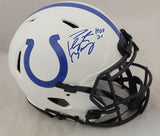 PEYTON MANNING "HOF 21" SIGNED COLTS LUNAR ECLIPSE AUTHENTIC HELMET FANATICS COA