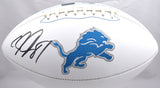 Calvin Johnson Autographed Detroit Lions Logo Football - Beckett W Hologram