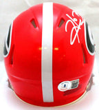 Hines Ward Signed Georgia Bulldogs Speed Mini Helmet- Beckett W Hologram *White