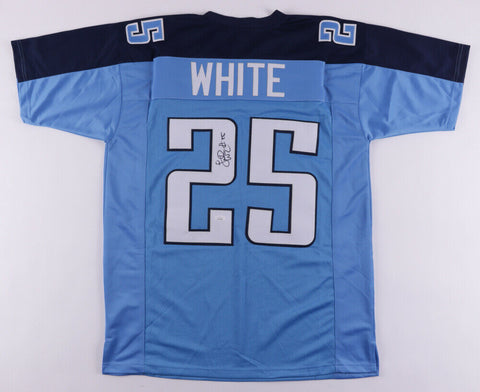 LenDale White Signed Titans Jersey (JSA COA) Tennessee Running Back (2006-2009)