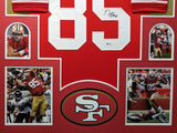 FRAMED SAN FRANCISCO 49ERS GEORGE KITTLE AUTOGRAPHED SIGNED JERSEY BECKETT COA