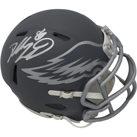 Dallas Goedert Autographed Philadelphia Eagles Slate Mini Helmet FAN 44755