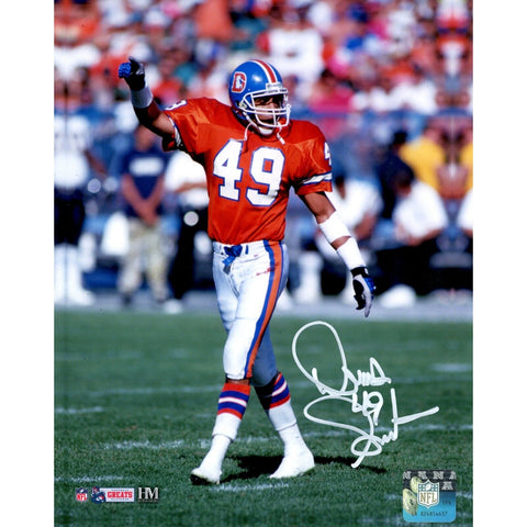 Dennis Smith Autographed/Signed Denver Broncos 8x10 Photo DEN 48666