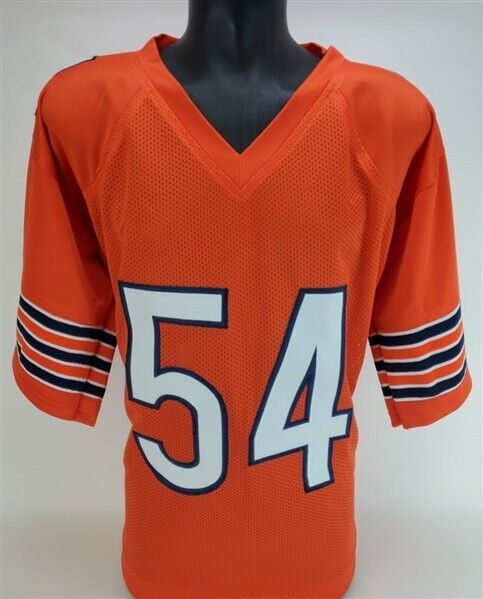 Brian Urlacher Autographed Signed Jersey - Orange - Beckett Witnessed 