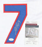 Jose Reyes Signed Dominican Republic Baseball Classic Jersey (JSA COA) N.Y. Mets