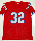 Craig James Autographed Red Pro Style Jersey- JSA Witnessed