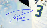 RUSSELL WILSON AUTOGRAPHED 16X20 PHOTO SEAHAWKS SUPER BOWL TROPHY RW HOLO 95144