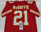 Trent McDuffie Signed Kansas City Chiefs Red Jersey (JSA COA) 2022 1st Round Pk