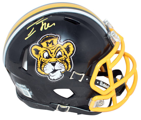 ISAIAH MCGUIRE AUTOGRAPHED MISSOURI TIGERS SPEED MINI HELMET BECKETT