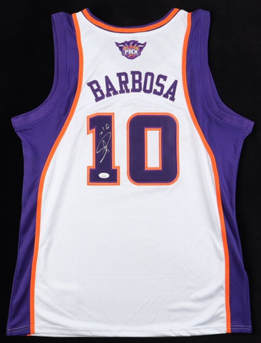 Leandro Barbosa Signed Phoenix Suns Jersey (JSA COA) 2003 1st Round Pk NBA Draft