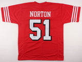 Ken Norton Jr. Signed San Francisco 49ers Jersey (Beckett) 3xSuper Bowl Champion