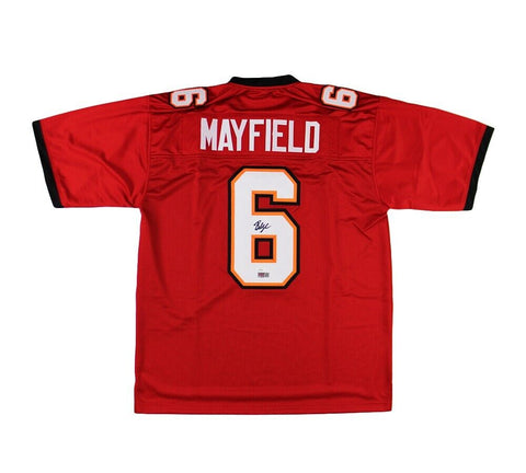 Baker Mayfield Signed Tampa Bay Custom Red Jersey