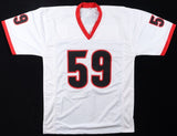 Broderick Jones Signed Georgia Bulldogs Jersey (JSA COA) Steelers 2023 1st Pick