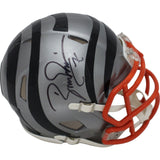 Boomer Esiason Autographed Cincinnati Bengals Flash Mini Helmet Beckett 46672