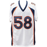 Von Miller Autographed/Signed Pro Style XL White Jersey SB 50 MVP Beckett 48682