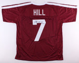 Kenny Hill Signed Texas A&M Aggies Jersey Inscribed "Gig Em" (JSA COA) ex TCU QB