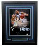 Mikal Bridges Villanova Autographed/Signed 11x14 Photo Framed JSA 135613