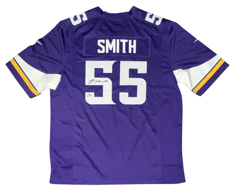 ZA'DARIUS SMITH SIGNED AUTOGRAPHED MINNESOTA VIKINGS #55 NIKE JERSEY BECKETT