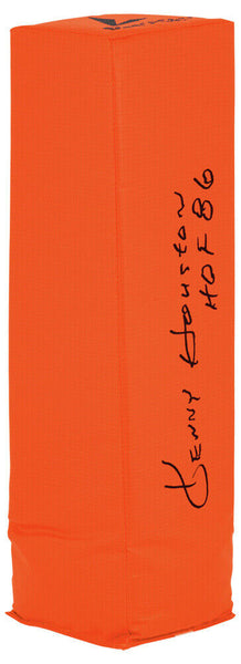 Ken Houston Signed BSN Orange Football Endzone Pylon w/HOF'86 - (SCHWARTZ COA)