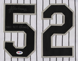 Jose Contreras Signed Chicago White Sox "Bronze Titan" Pinstriped Home Jersey