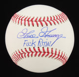 Goose Gossage Signed New York Yankees Baseball Inscribed "F**k Putin!" (JSA COA)