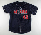 John Rocker Signed Atlanta Braves Personal Message to New York Jersey (JSA COA)