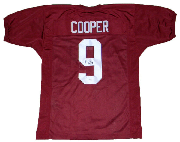 AMARI COOPER AUTOGRAPHED SIGNED ALABAMA CRIMSON TIDE #9 JERSEY JSA