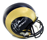 Marshall Faulk Signed St. Louis Rams NFL Riddell Full Size Helmet "HOF 20XI"