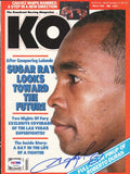 Sugar Ray Leonard Autographed Signed KO Boxing Magazine Cover PSA/DNA #S49269