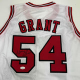 Autographed/Signed Horace Grant Chicago White Basketball Jersey JSA COA