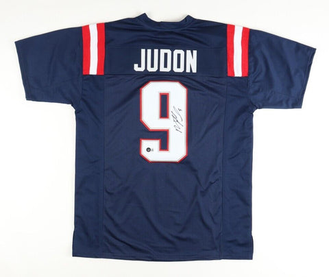 Matthew Judon Signed New England Patriots Jersey (Beckett) 4xPro Bowl L.B.