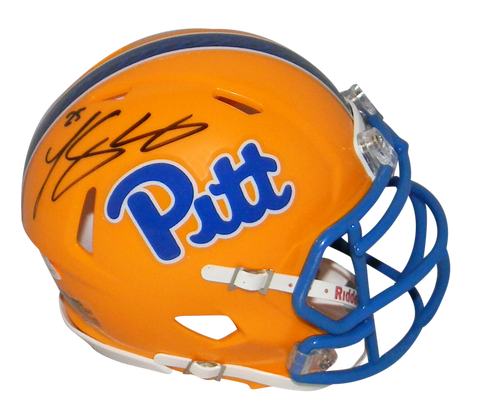 LESEAN McCOY AUTOGRAPHED SIGNED PITT PITTSBURGH PANTHERS SPEED MINI HELMET JSA