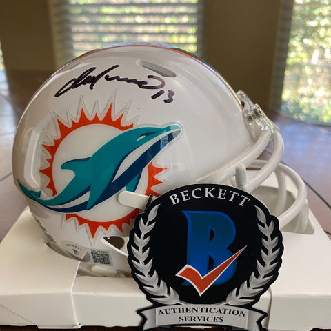 DAN MARINO AUTOGRAPHED SIGNED MIAMI DOLPHINS MINI HELMET BECKETT