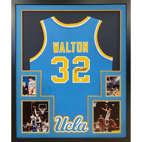 Bill Walton Autographed Signed Framed UCLA Jersey JSA