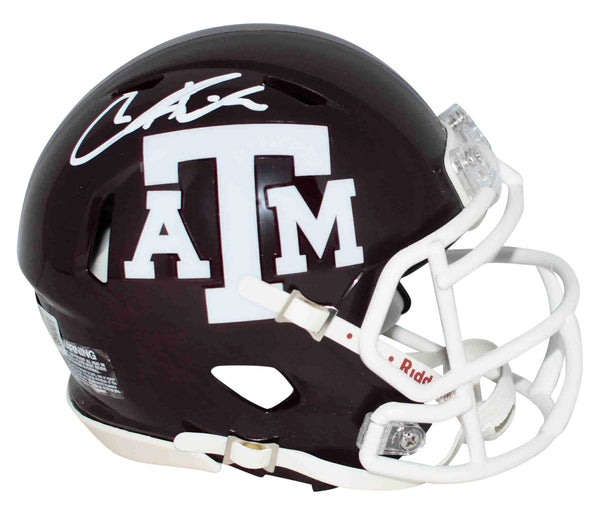 CHRISTIAN KIRK AUTOGRAPHED SIGNED TEXAS A&M AGGIES SPEED MINI HELMET BECKETT