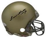 Lou Holtz Autographed Notre Dame Fighting Irish VSR4 Mini Helmet JSA 35332