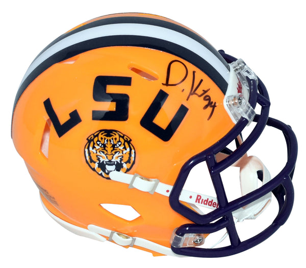 DANIELLE HUNTER AUTOGRAPHED LSU TIGERS SPEED MINI HELMET BECKETT