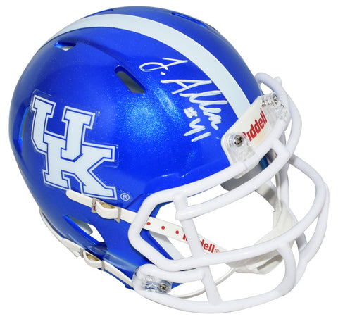 JOSH ALLEN AUTOGRAPHED SIGNED KENTUCKY WILDCATS SPEED MINI HELMET JSA