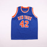 Spencer Haywood Signed New York Knicks Jersey Inscribed "HOF 15" (Schwartz)