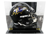 Ravens Trent Dilfer Signed Full Size Speed Rep Helmet W/ Case BAS Witnessed