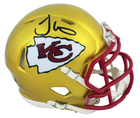 Chiefs Tyreek Hill Authentic Signed Flash Speed Mini Helmet BAS Witnessed