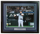 Ichiro Suzuki Signed Framed 16x20 Seattle Mariners Final At Bat Photo Suzuki