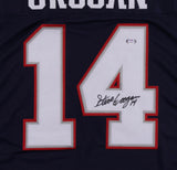 Steve Grogan Signed New England Patriots Jersey (PSA COA) Super Bowl XX Q.B