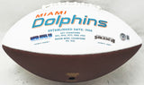 De'Von Achane Autographed Dolphins White Logo Football Beckett Witness #1W007712