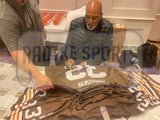 Jim Brown Signed Cleveland Browns Mitchell & Ness Authentic Brown NFL Jersey