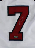 Tommy La Stella Signed Atlanta Custom White Jersey