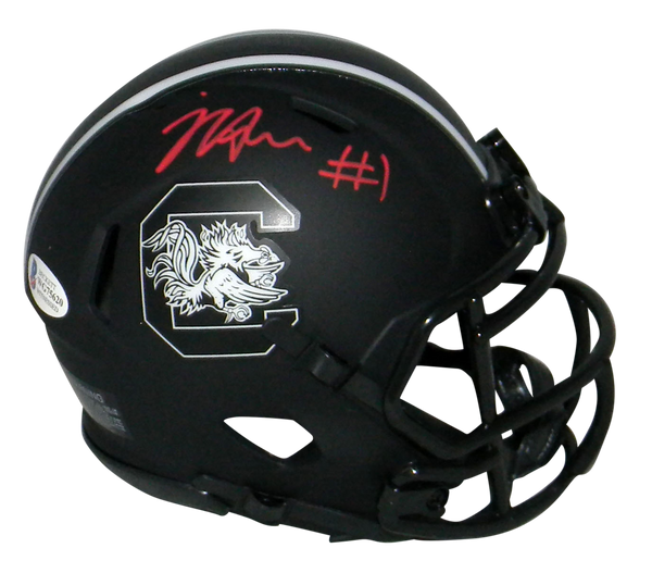 JAYCEE HORN SIGNED SOUTH CAROLINA GAMECOCKS ECLIPSE SPEED MINI HELMET BECKETT