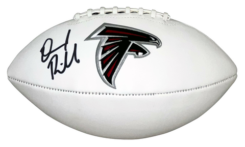 DESMOND RIDDER SIGNED AUTOGRAPHED ATLANTA FALCONS LOGO FOOTBALL BECKETT