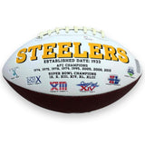 Terry Bradshaw Autographed Signed Pittsburgh Steelers Logo Football - JSA